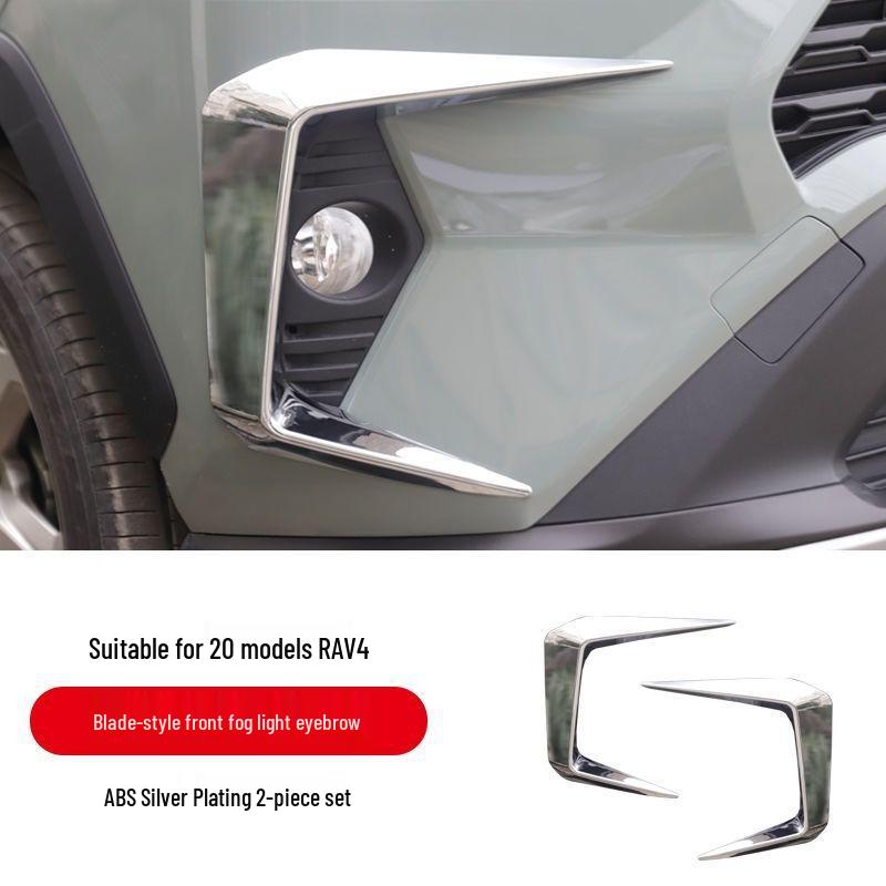 

20-23 RAV4 Fog Light Frame Blade-Style Air Deflector Anti-collision Trim for Exterior Decoration