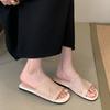 Fashion Luxury Fashion Mesh Breathable Ladies Flats Slippers Shoes New In Summer Beach Slides Women Flats Slippers Female Sandals Shoes