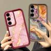 Colorful Marble Print Case For Samsung A57 A37 A27 A17 S26 Ultra S25 FE A56 A36 A26 A16 A55 A35 A25 A15 A54 5G S21 S22 S23 S24 Plus Shockproof Cover