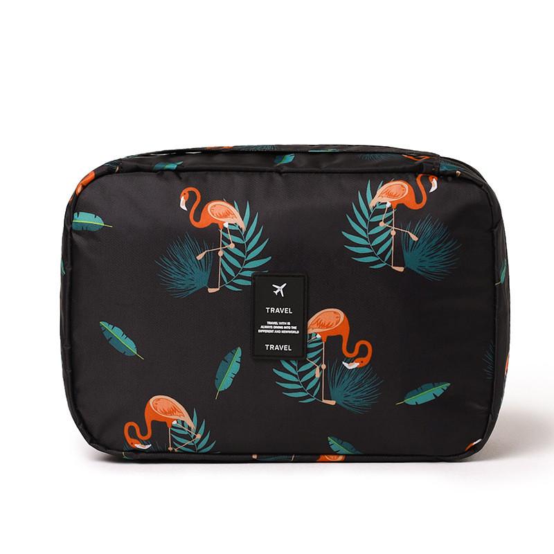 Makeup Organizer Hanging Bag With Waterproof Material For Travel And Bathroom Use