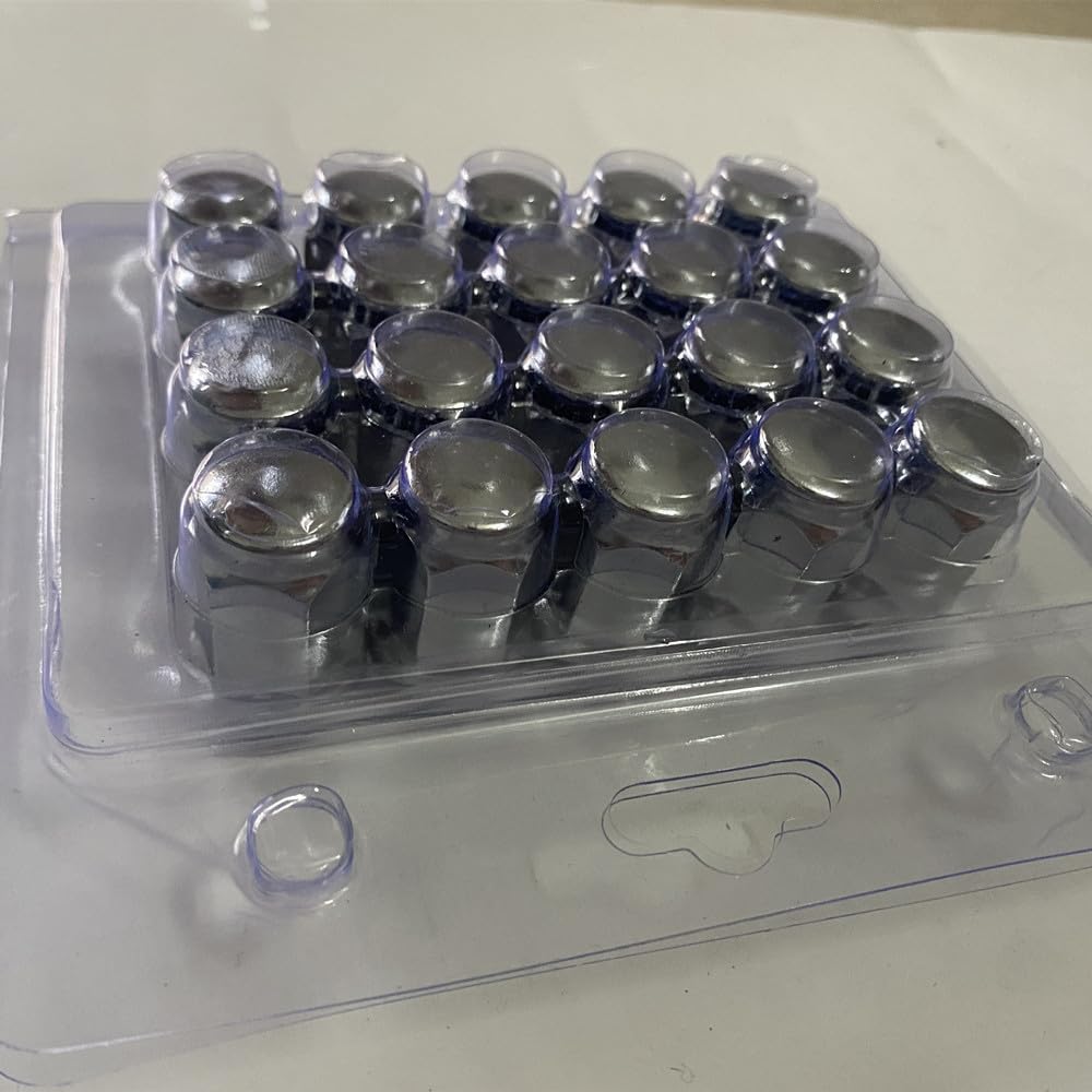 1/2-20 Lug Nuts for Jeep Wrangler 1987-2018 Wrangler JK 2002-2012 Liberty 1993-2010 Grand Cherokee 1996-2014 Ford Mustang Nut