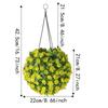 Decorative Lights Grass Ball Green Plant Hanging Decor Artificial Flower Balls  Courtyard Decor