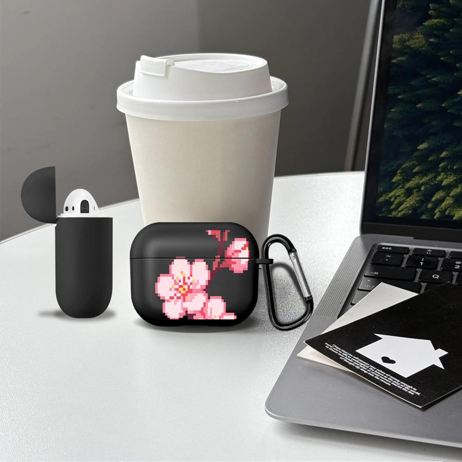 Earphone Cases Cover Case For Airpods 3 Pro3 1 Pro2 4 Pro 2 Cartoon Cherry Blossoms