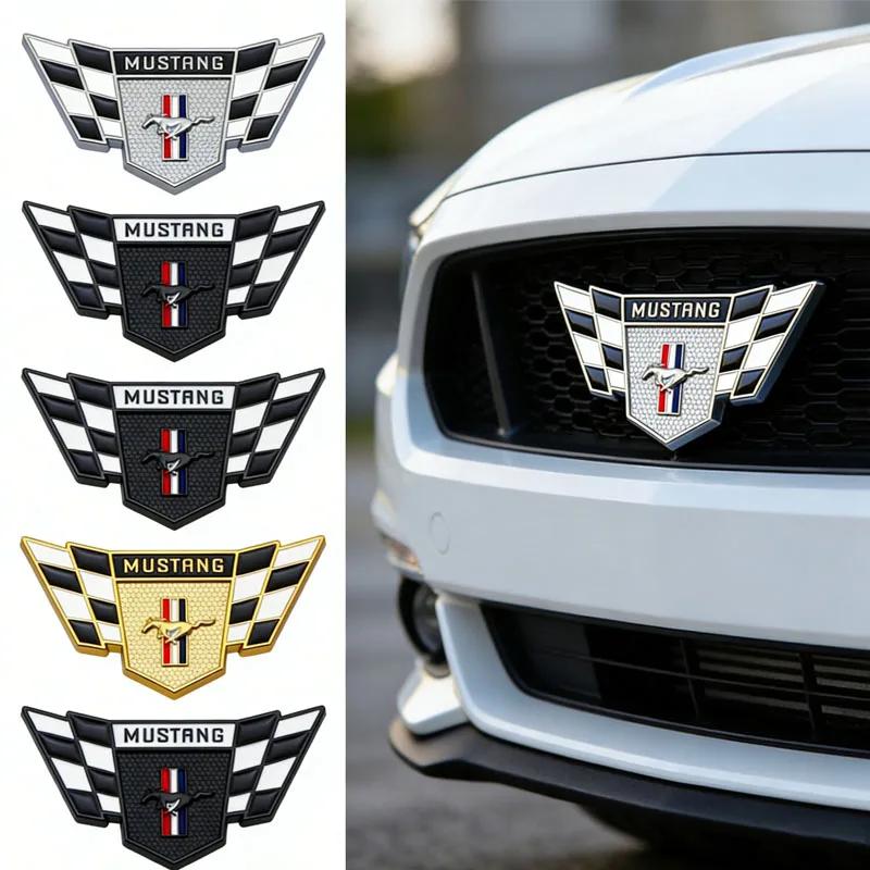 3D Metal 6.5x3.4cm Horse Badge Sticker Side Fender Rear Trunk Eblem Decal