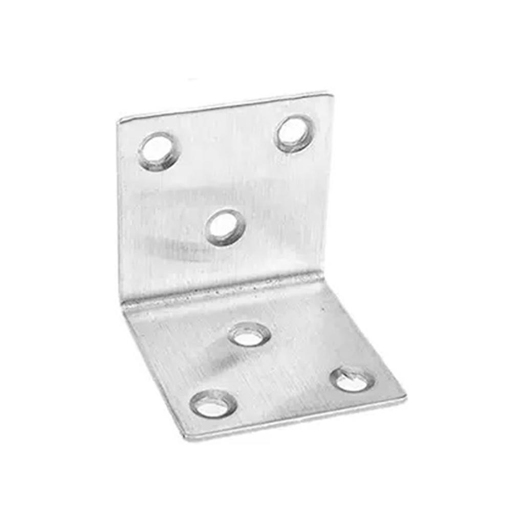[Corner Code 40*40*40, Without Screws] Furniture Stainless Steel Corner Code Hardware For 90-degree Right-angle Furniture, Table And Chair