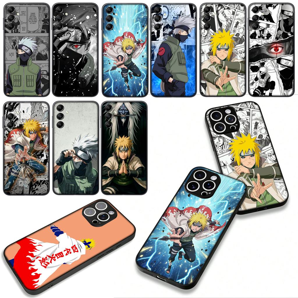 Narutos Namikaze Minato Kakashi Case for Motorola Moto G54 G05 G24 G45 G55 G75 G85 G15 G57 G86 Power Edge 50 30 Fusion neo Pro