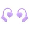 Heart-Shaped Bluetooth 5.3 Wireless Earphones with Low Latency & Ear-hook Design for Gaming