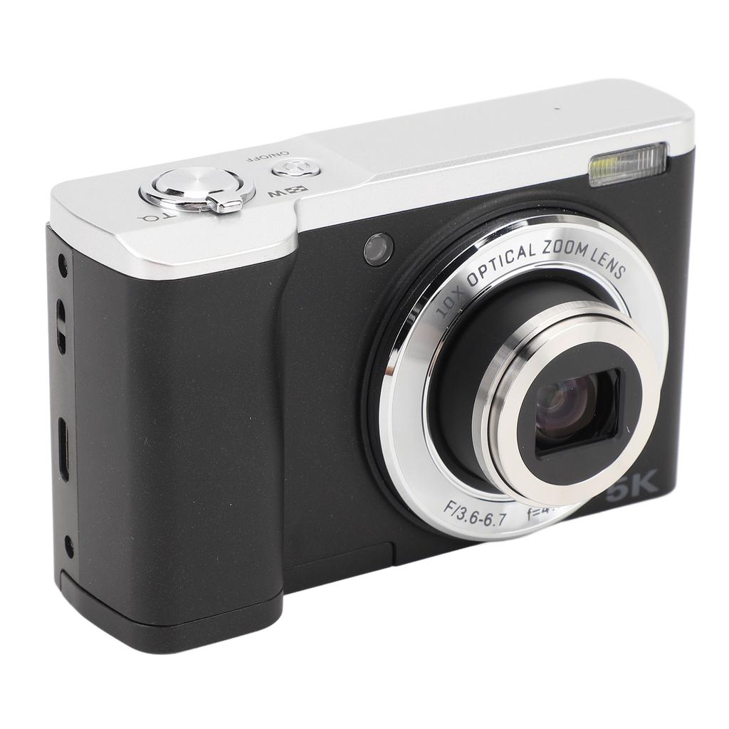 Digital Camera 5K Front 16MP Camera Rear 12MP Camera Auto Focus 10x Optical Zoom Anti Shake with
