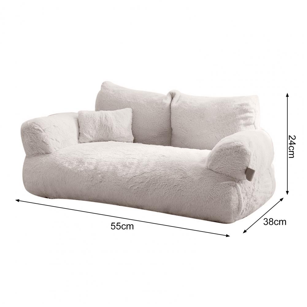 1 Set Winter Plush Pet Bed Soft Comfortable Pet Sofa Bed Removable Washable Dog Nest Couch Cat Sleeping Cushion Pet Supplies