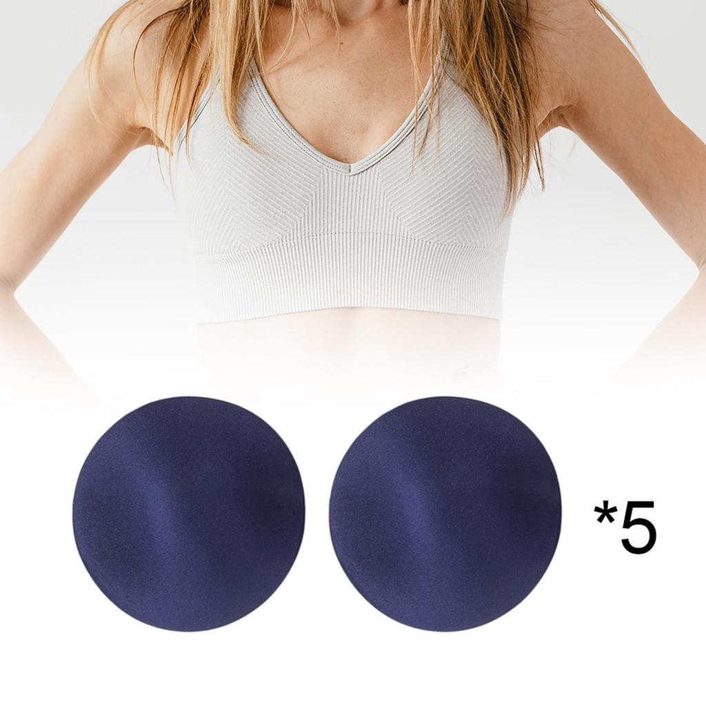 10Pcs Bra Pads Inserts Sponge Removable Breathable, Soft Padding, Cups for