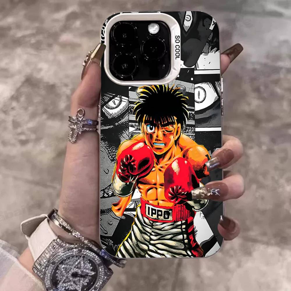 Anime H-Hajime N-No I-Ippo Phone Case For IPhone 16 15 14 13 12 11 17 Pro MAX Plus Pro Matte Shockproof Cover