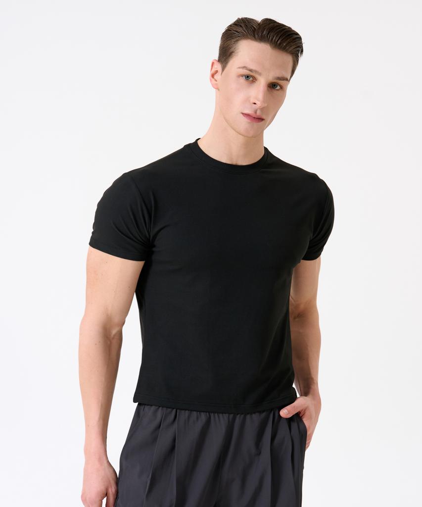 HUGVONE Softcore Crop Muscle Fit Short Sleeve 2 Colors