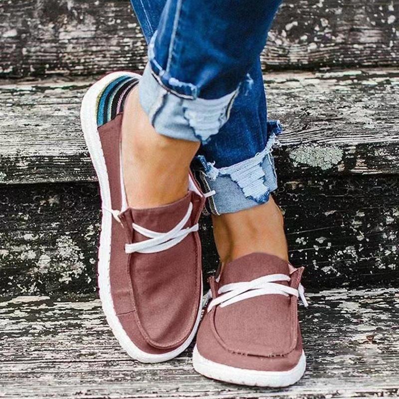 

Универсальные повседневные лоферы Doudou shoes в полосатой цветовой гамме, туфли с неглубоким вырезом и плоской подошвой большого размера 43 коричневый