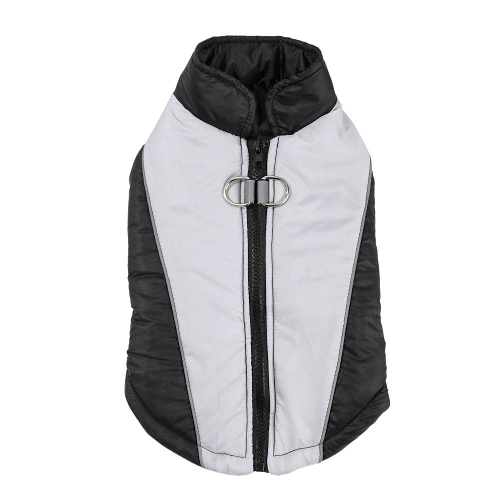 Winddichte Hundekleidung für den Außenbereich für kleine und mittelgroße Hunde mit D-Ring, warme Welpenjacke, Yorkshire-Schnauzer-Haustierkostüm