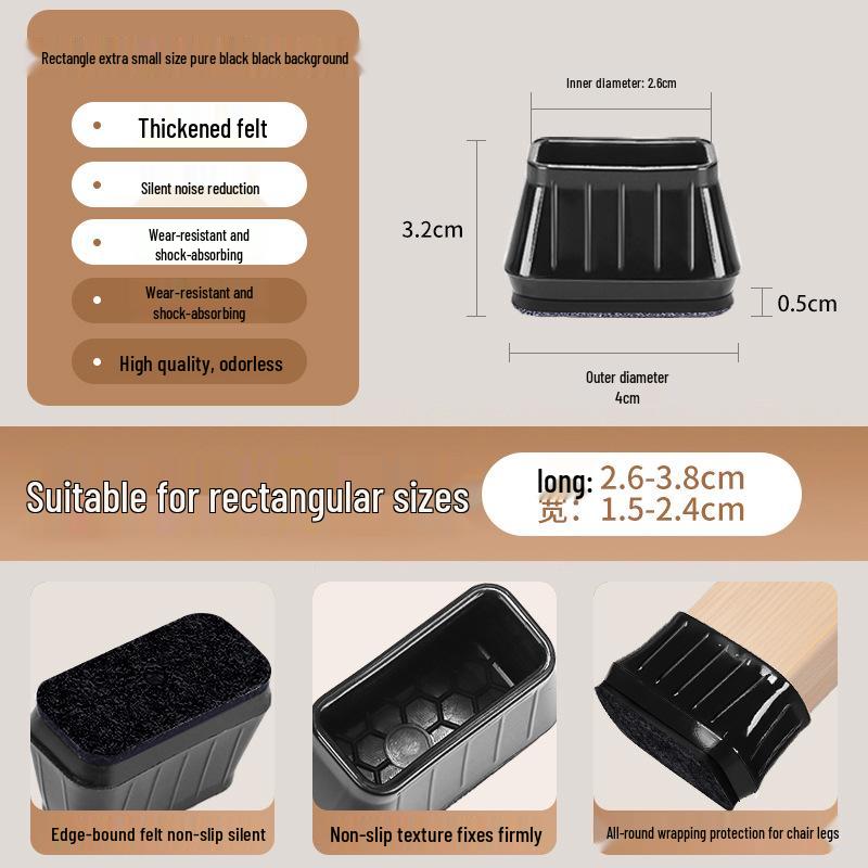 Silicone Chair and Table Leg Covers - Silent, Non-Slip Protection for Furniture