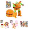 Farbiges Lebensmittel-Verformungsspielzeug Roboter Simulation Pommes Burger Eiscreme**