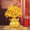 Creative Citrine Lucky Tree Chinese Feng Shui Money Tree Fortune Tree For Desktop Ornament Home Decoration Gifts