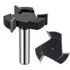 1/2inch Shank CNC Spoilboard Surfacing Router Bit Carbide 3-Wing Woodworking Slab Flattening Router Bit Professional Wood Planer