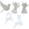 New Pendant Christmas Tree Decoration Christmas Party Christmas Decoration Supplies Plastic Pendant Glitter Exquisite Detail New