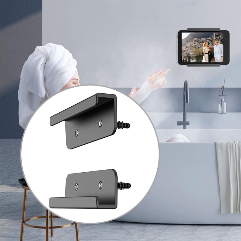 Tablets Wall Mount Holder Adhesive Wall Tablets Holder Wall Tablets Stand Mount Easy Installation for Tablets Smartphones