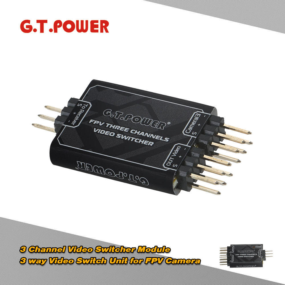 

GTPOWER 3-канальный модуль видеокоммутатора 3-позиционный переключатель
