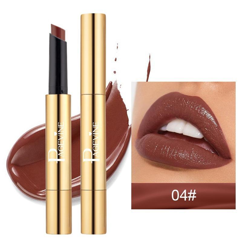 Gold Tube Water Light Lipstick Does Not Fade Does Not Stick and Is A Cup Color Brightening Lipstick