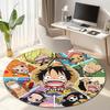Cute Monkey D. Luffy from the Japanese manga ONE PIECE carpet is soft, home, bedroom, door mat decoration, and non slip carpet E5