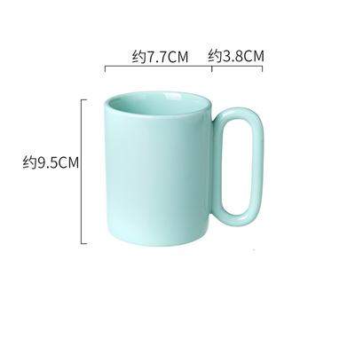 Creative Nordic Style Solid Color Ceramic Cup Mugs Coffee Cup Water Cup Milk Cup Large Capacity