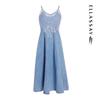 ELLASSAY Elegant Mid-Length Pinafore Dress