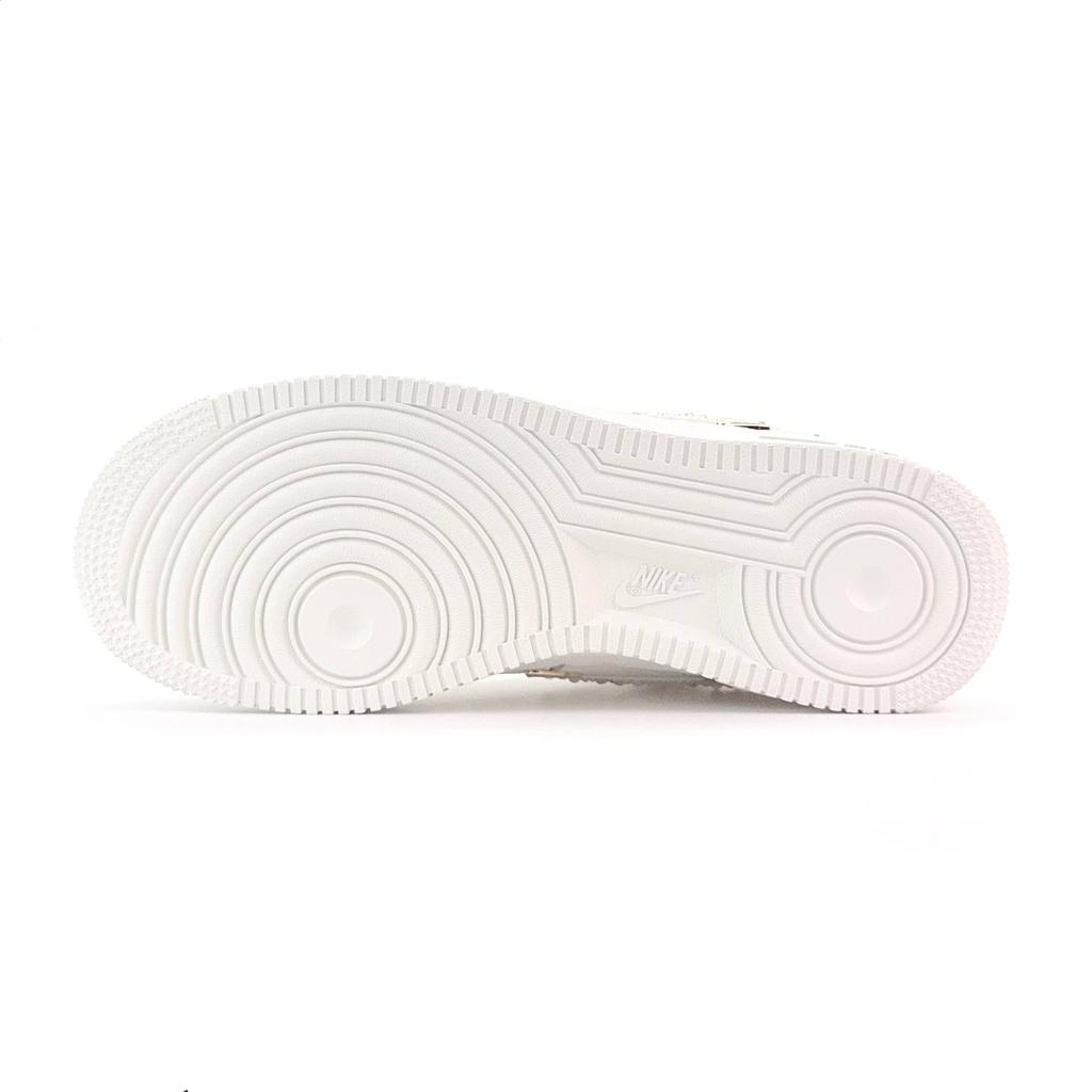 Nike Air Force 1 White Gold Dreamy Low Top Skateboard Shoes Unisex Ecru FV3654-111(Team935-S-BOX)