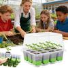 Silicone Nursery Pots 12 Hole Seedling Pot Reusable Propagation Tray for Tomato Flower Vegetables Germination Growing Sprouting