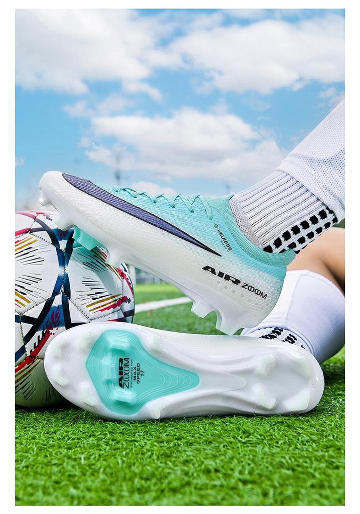 Xinpu Tian Unisex Low-top AG Turf Football Shoes for Students and Adults