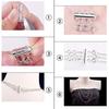 Connecting Buckle Alloy Necklace Clasp Slide Lock Necklace Connector Multi-Strand Jewelry Clasp DIY Crafts Helper