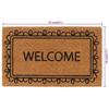 VidaXL Door Mat, Non-Slip Doormat, Floor Mat, Garden Entrance Mat, Modern, Natural 45x75 Cm Coconut Fiber 155619