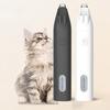 Pet Hair Trimmer Narrow Blade Cat Paw Trimmer Rechargeable Pet Hair Shaver with LED Light Pet Grooming Clipper for Paws Ears Face Small Dogs Cats