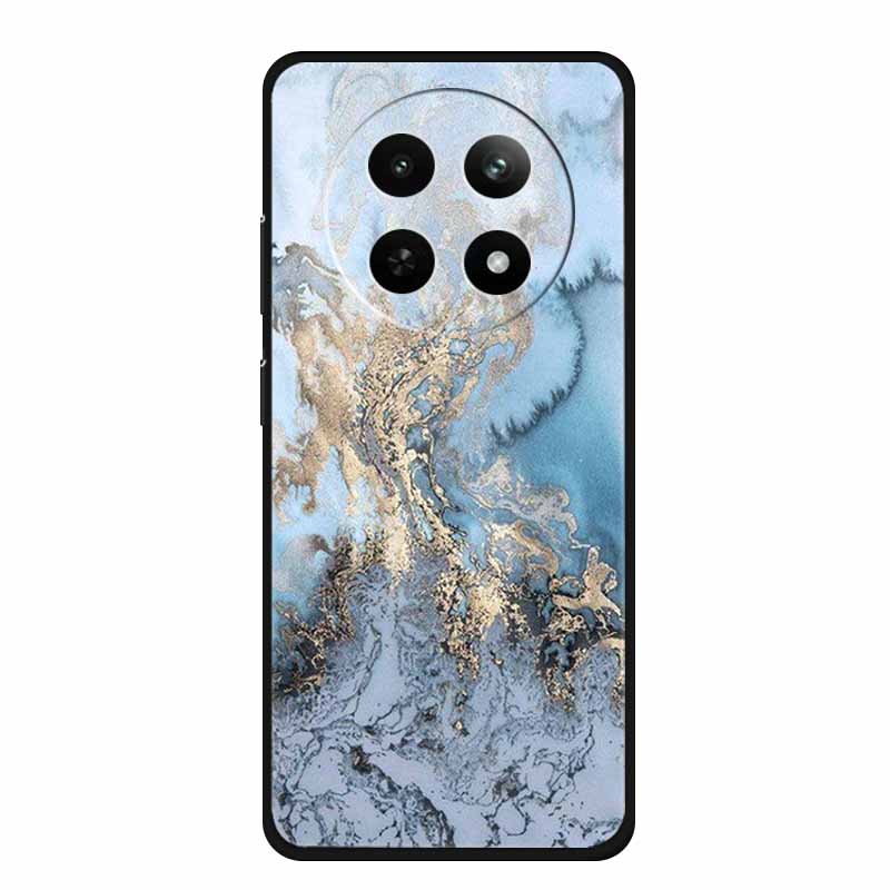 Case For Realme 13 Plus Marble TPU Soft Silicone Back Cover For Realme 13+ Cases Protective Mica Painted Colorful Bumper Capa