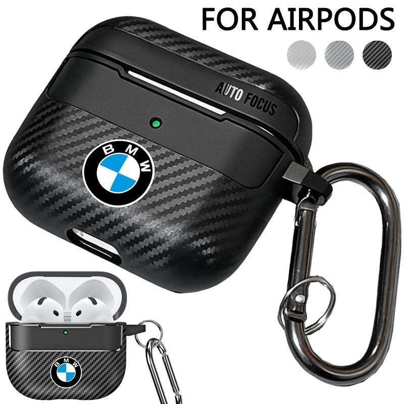 SQLI6 Soft Earphone Case For Apple AirPods 4 2024 Cover for Airpod Pro 1 2 3 4th With keyring For BMW Logo M Performance E46 E90 E60