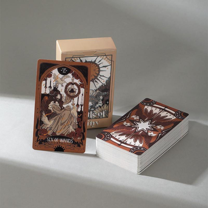 Tarot Card Deck For Beginners With Waterproof Paper Playing Cards For Gaming And Entertainment