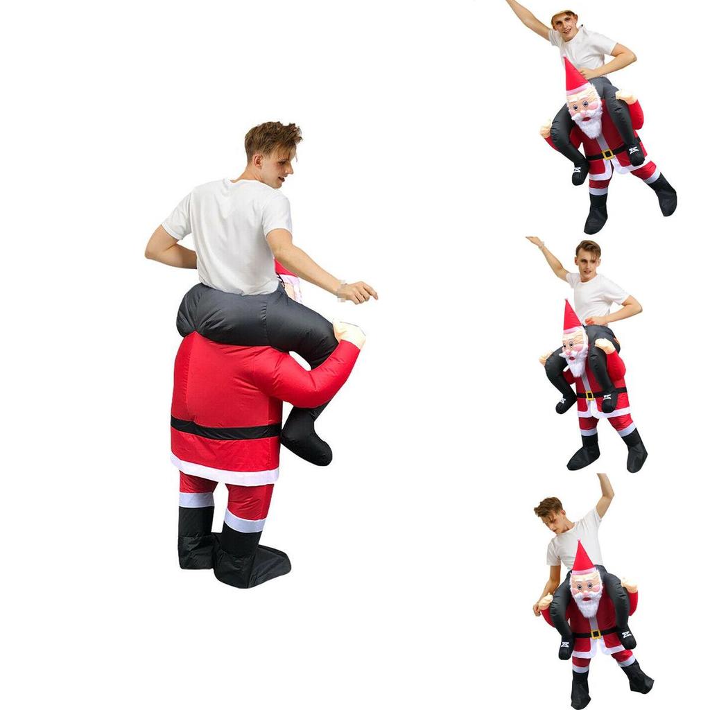 Inflatable Costume Christmas Santa Claus Outfit For Adults Perfect For Cosplay Events