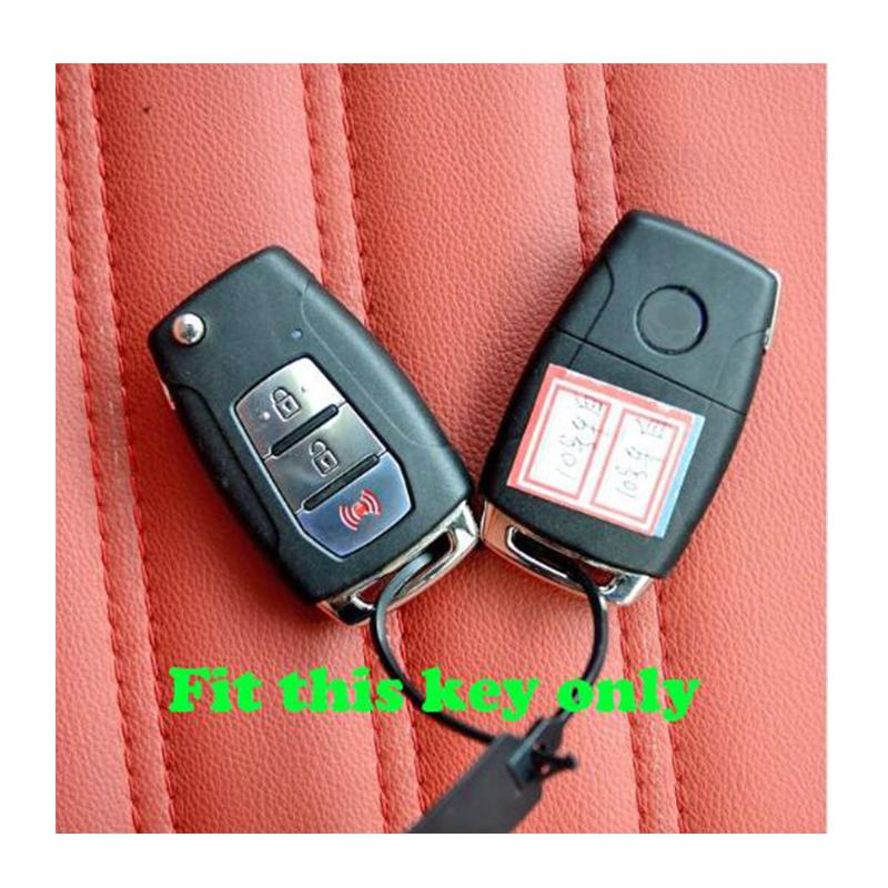 3 Buttons Interior Accessories Silicone Car Key Cover Case for Ssangyong Tivoli 2020 Rexton Korando C Keyless