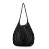 Lame Thread Round Bag Semi-shoulder