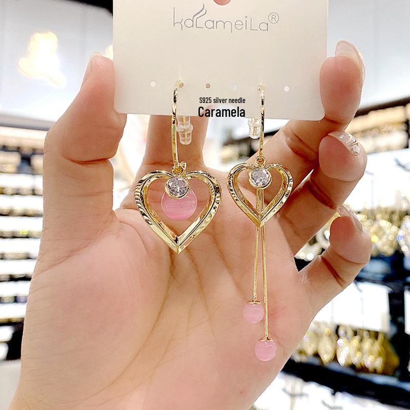 Koreanische stilvolle Quastenohrringe: Glänzend, luxuriös und figurschmeichelnd Sommer-Mode für Frauen