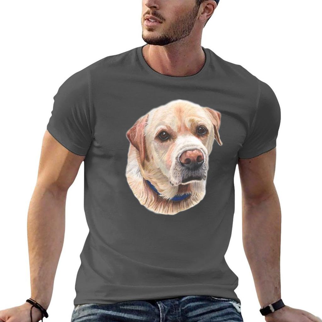 Yellow Labrador Tshirt Graphic T Shirts For Unisex T Shirts Cotton 100 Tshirt