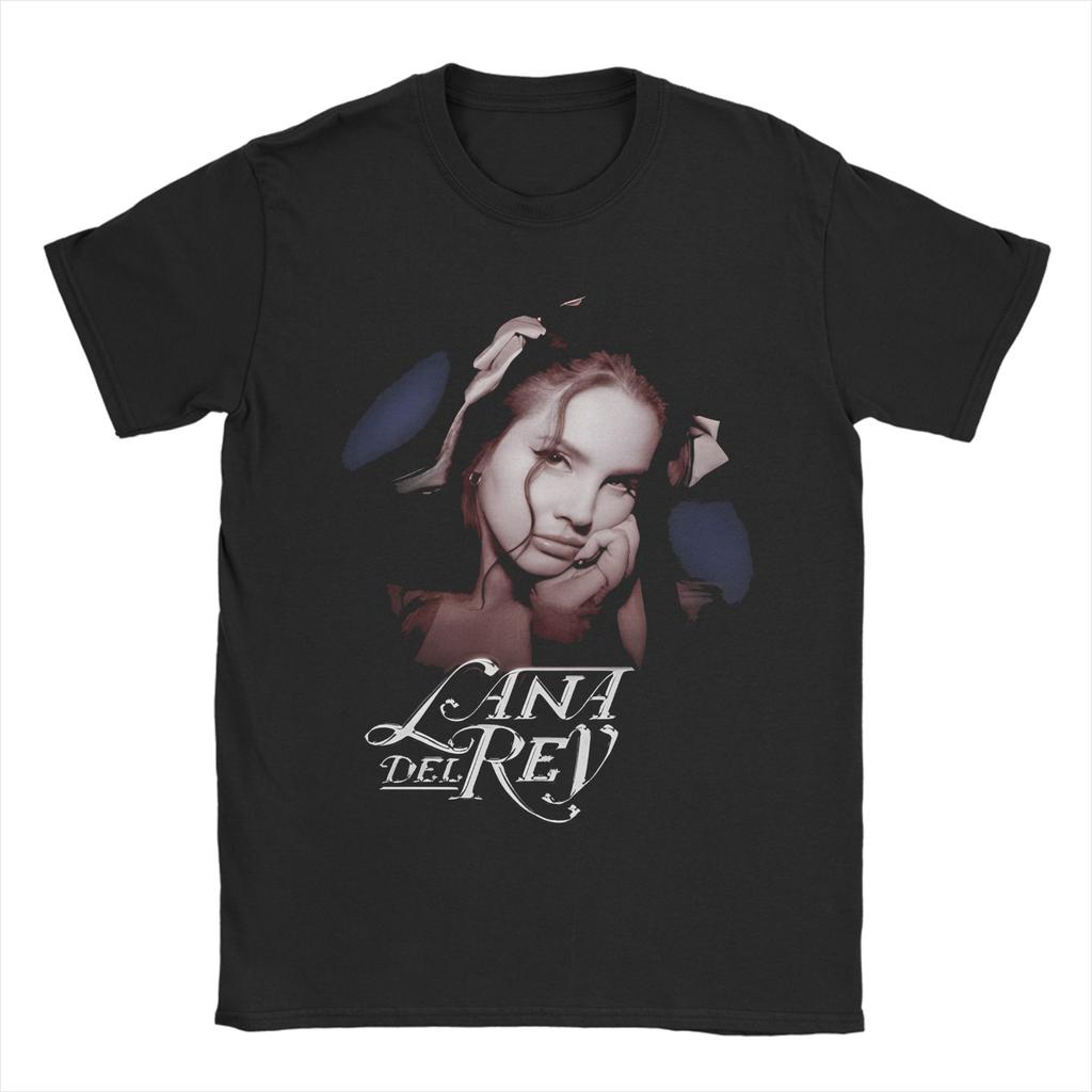 Men Women Graphic Printing Lana Del Rey T Shirt Tee Pure Cotton Vintage Singer Tshirts Clothing