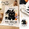 Halloween Cute Animal Flannel Blanket for Cozy Fall Home Decor