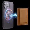 Magsafe Magnetic PU Leather Wallet Card Holder Case for Apple iPhone 17 16 15 14 13 12 Pro Max Phone Back Bag Cover Etui