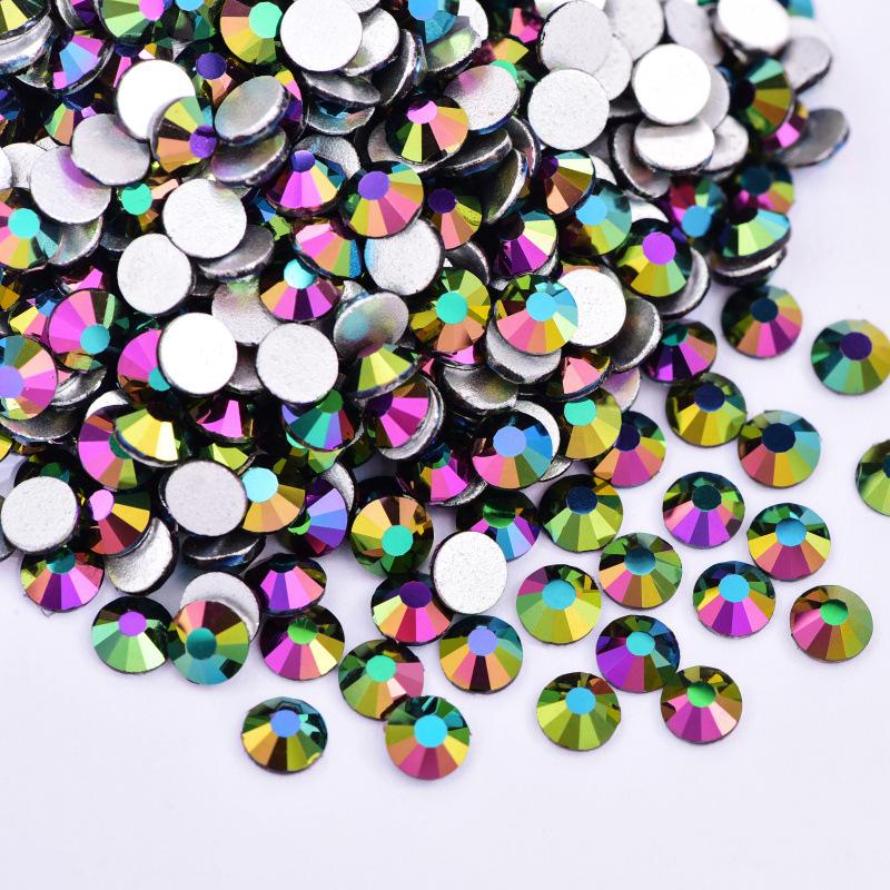 Kristallglas Nagelkunst Flacher Boden Diamant DIY Strass Handytasche Schönheit Guomao A Schmuckzubehör