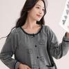 Fenteng Women's 100% Cotton Long Sleeve Pajama Set