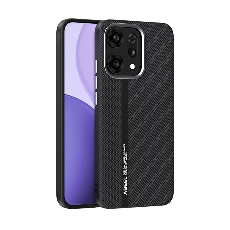 

For Oppo Reno 14 Case Magsafe Magnetic Airbag Corner Shockproof Leather Matte Grip Bumper Case Cover Metal Lens Protection Pc + tpu&OPPO Reno14