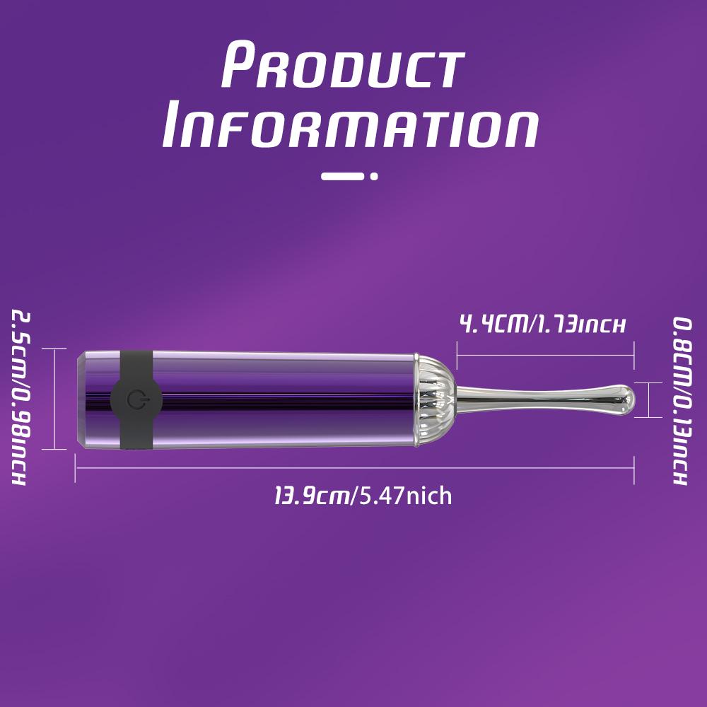 Powerful G-Spot Vibrator with Nipple & Clitoral Stimulator - Silicone Massager for Women and Couples